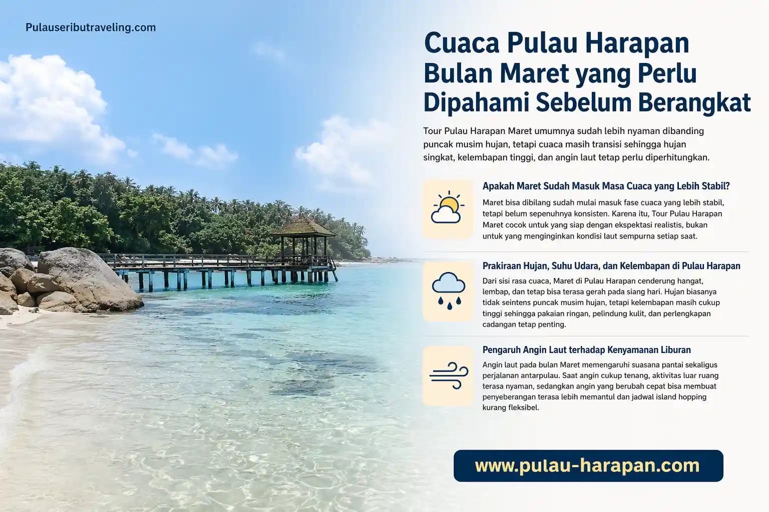 cuaca tour pulau sepa maret